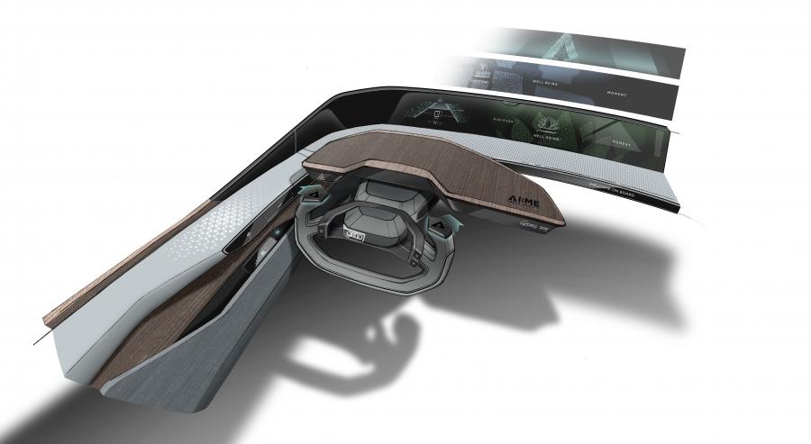 Эскиз Audi AI:ME 2019 года  (фото 63 из 104)
